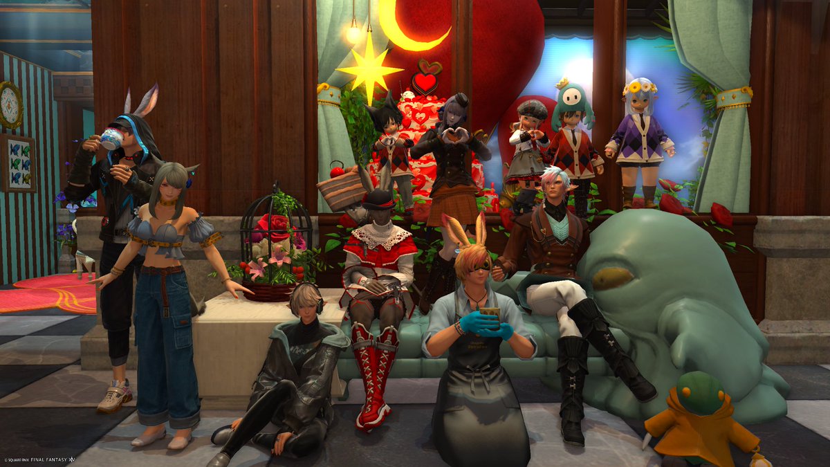 tajiroameri's tweet image. #Alpheratz_FF14
お邪魔してました！
初見なのになんか凄く気の合う方にお会いしたりフグのオランジェット風をいただいたり（？）

知的で有意義で愉快なBARを満喫させていただきました！また機会があればぜひお邪魔させていただきます！！