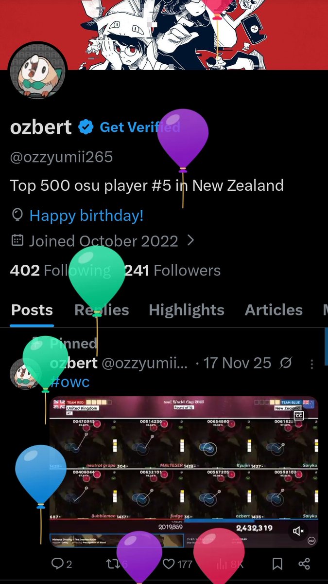 hey I got some ballons