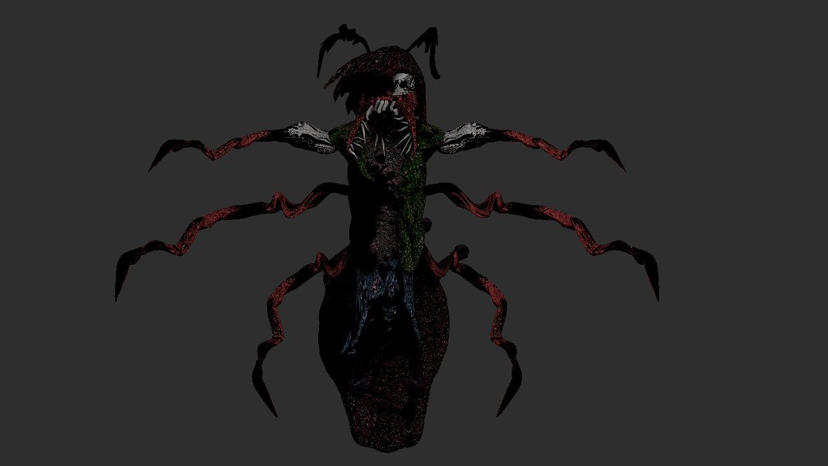 vibingleaf's tweet photo. Cryptid Anton model I made for our project #FUNHOUSE ! https://t.co/gtGppLEmHi