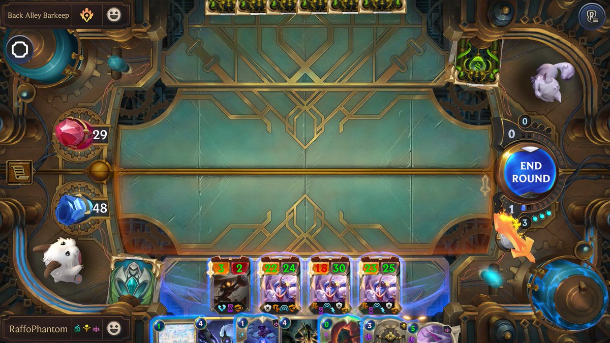 I love this hilariously nonsensical video game.

Wdym I have 3 immortal ~20/20 bodies and can oneshot my opponent turn one? #LegendsOfRuneterra