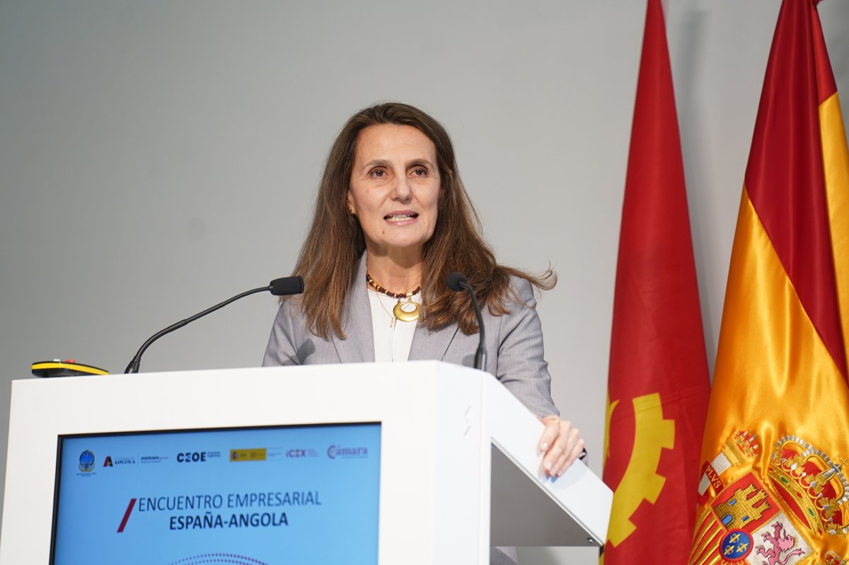 Marta Blanco de <a href="/CEOE_ES/">CEOE</a> ha puesto en valor el papel estratégico de Angola, que crea el entorno perfecto para la inversión y grandes oportunidades de negocio para empresas españolas, como el proyecto de referencia Global Gateway.