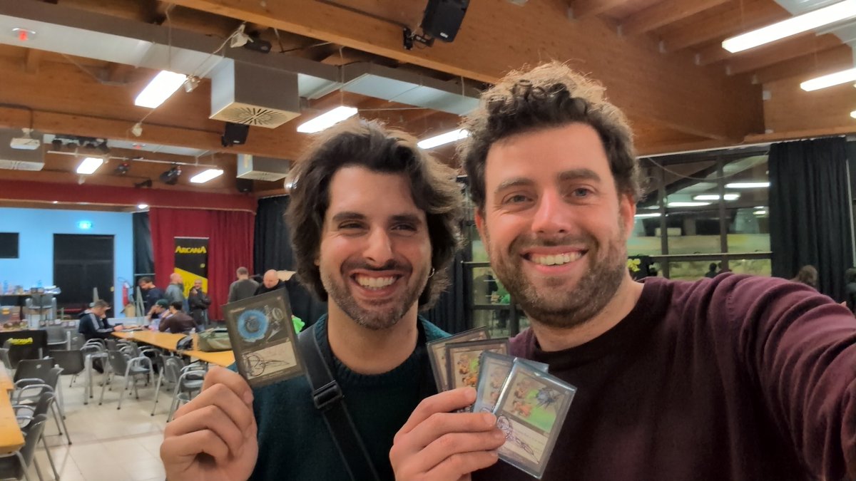 DannydeRooij's tweet photo. Romagna Calling was a blast! Lugo, I love you, see you next year! Italian Premodern Nats was great, my buddy @FrankRoelofs won the main event! I went 5-2 with stiflenought. But its all about the gathering. Grazie mille! #premodern #noketchupallowed #alwayssignstabilizer #orcfest https://t.co/kynLK6NhAT