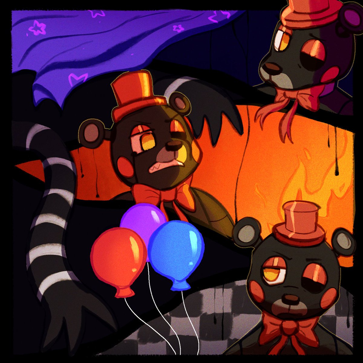 valviable's tweet image. 🎈

#fnaf #lefty