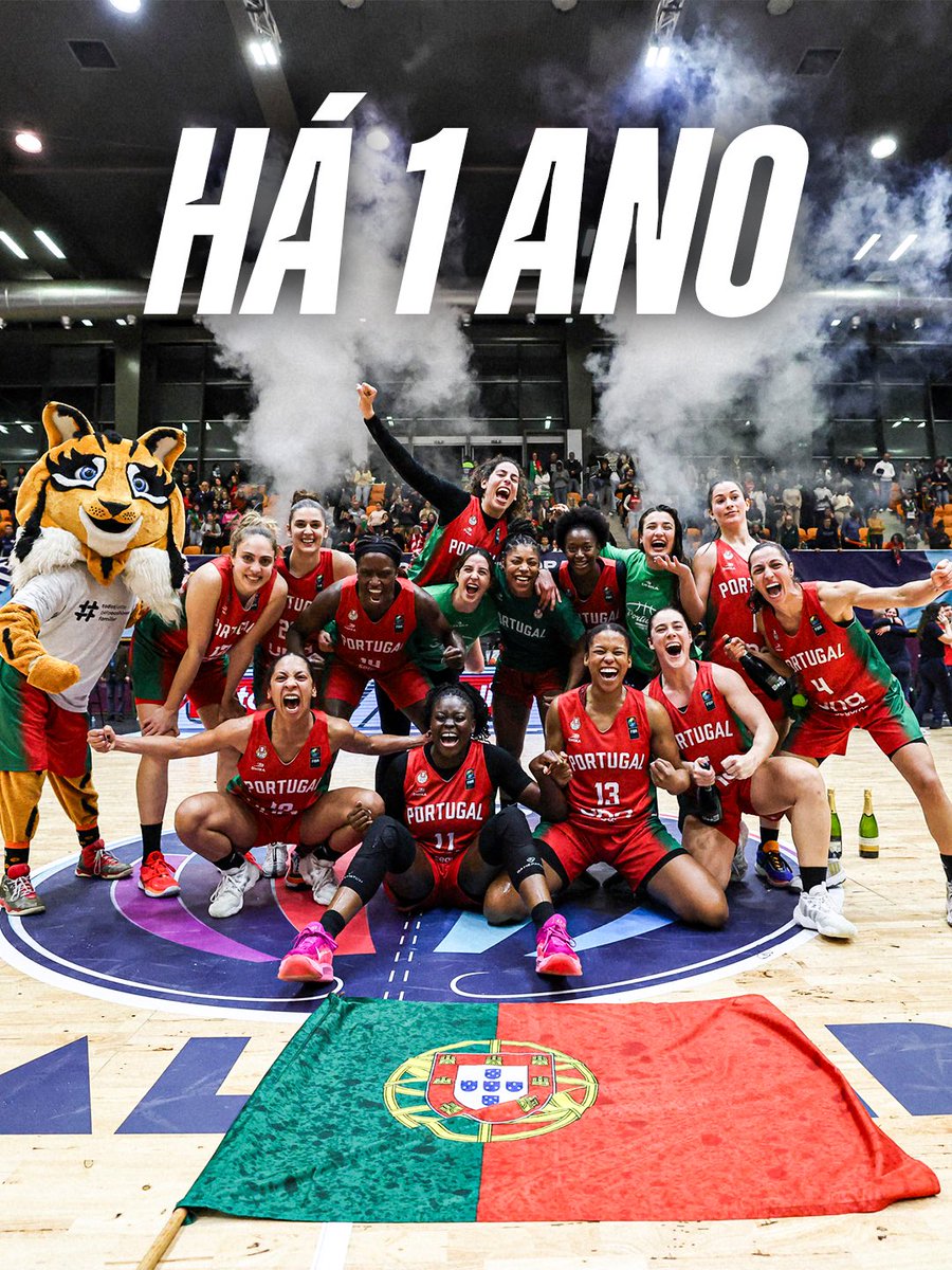 fpbasquetebol's tweet photo. ๐ก๐ฒ๐๐๐ฒ ๐ฑ๐ถ๐ฎ, ๐ต ๐ฑ๐ฒ ๐ณ๐ฒ๐๐ฒ๐ฟ๐ฒ๐ถ๐ฟ๐ผ, ๐ต๐ฎฬ ๐ฝ๐ฟ๐ฒ๐ฐ๐ถ๐๐ฎ๐บ๐ฒ๐ป๐๐ฒ ๐๐บ ๐ฎ๐ป๐ผ, #AsLinces faziam ๐๐๐จ๐ฉ๐คฬ๐ง๐๐ ao qualificar-se para o primeiro Europeu Feminino de sempre ๐ต๐น๐ซถ
Que memรณria bonita, ๐ฃ๐ผ๐ฟ๐๐๐ด๐ฎ๐น ๐ฅฐ๐ต๐น
#SomosBasquetebol #EuroBasketWomen https://t.co/zp4kmpvVkA