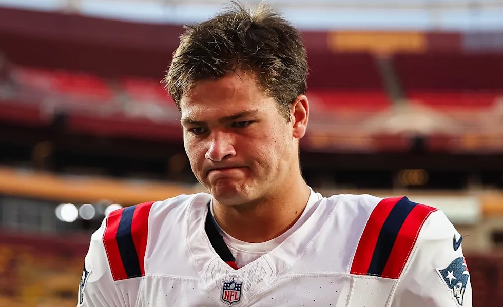 NFL_Convo's tweet photo. Worst Playoff EPA Ever: 

1. 2025 Drake Maye (-29.2)
2. 2015 Peyton Manning (-22.7)
3. 2006 Rex Grossman (-22.5)
4. 2008 Joe Flacco (-18.2)
5. 2018 Jared Goff (-9.2)
6. 2000 Kerry Collins (-7.6) https://t.co/zVp3yLiHnR