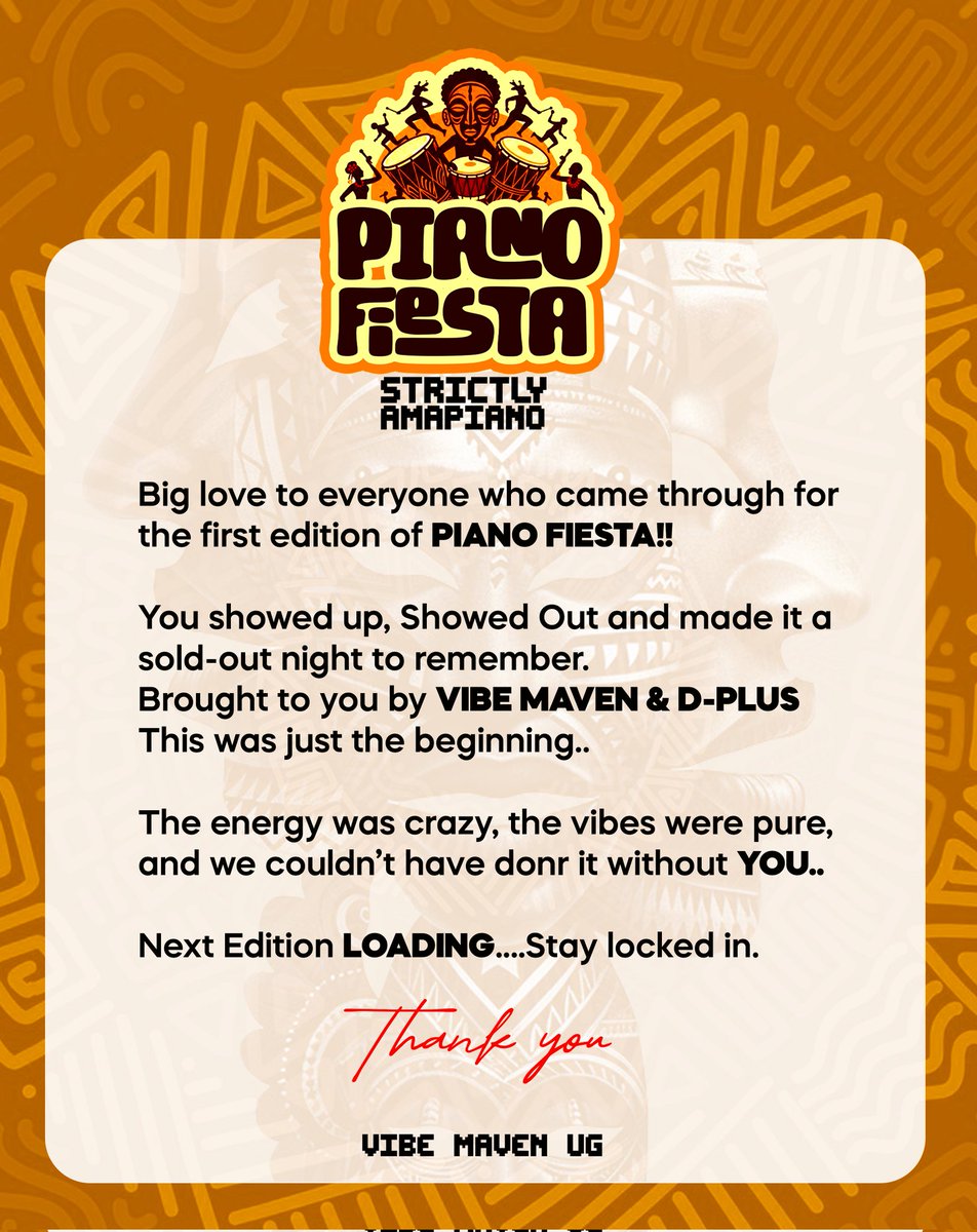 McTribie's tweet photo. Thanks for the showout, let's catch up in the next Edition 
#PianoFiesta https://t.co/esrEylf863
