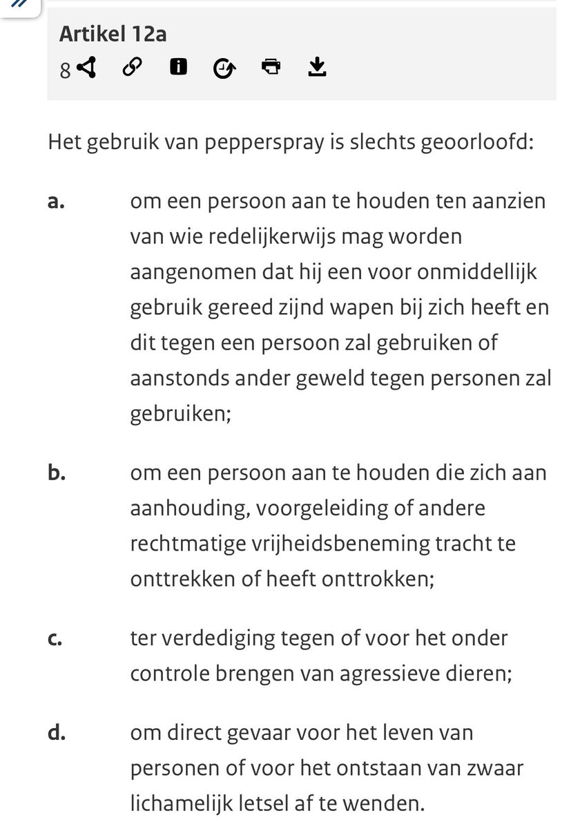 Gezichtsbedekking is verboden..

De regels mbt geweldsmonopolie van de politie.