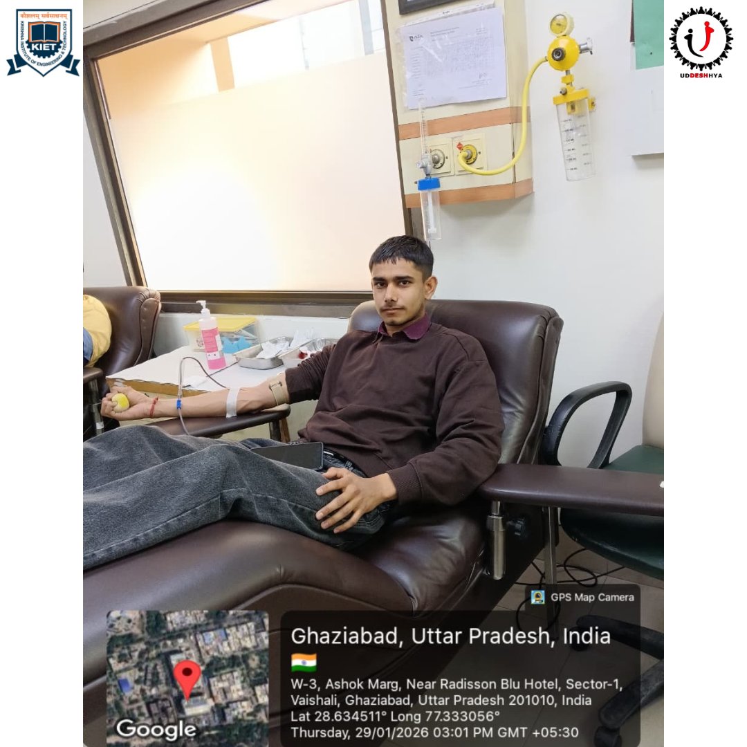 UDDESHHYA_'s tweet photo. “True humanity reveals itself in moments of selfless giving.”

On 29th of January 2026, at Max Hospital, Vaishali, Ghaziabad, an act of compassion quietly turned into hope as one student chose to donate blood:

✨ Shubham Kumar (CSE-AI – 2nd Year) https://t.co/Ngtz2LSZCJ