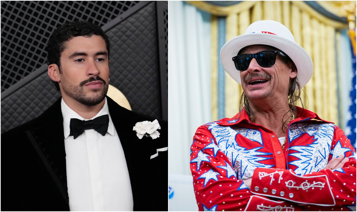 CornOTMacabre's tweet photo. People: I cant even understand what this Bad Bunny's is singing about!

Kid Rock: Bawitdaba, da-bang, da-bang, diggy-diggy-diggy https://t.co/e7KIkrvFow
