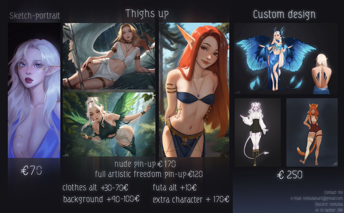 NebulaArt|Commissions closed tweet media