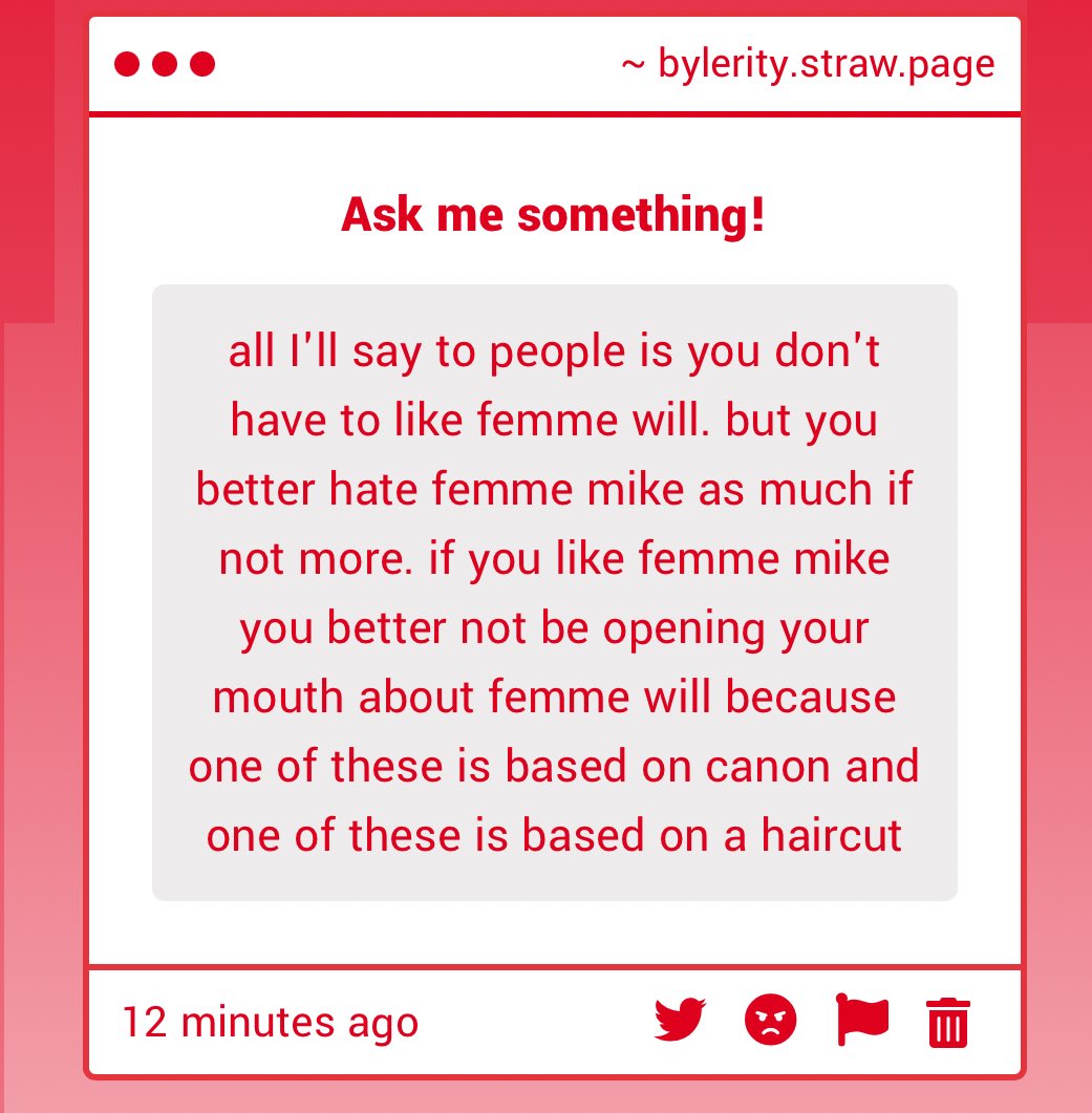 bylerity's tweet image. “one of these is based on canon and one of these is based on a haircut”