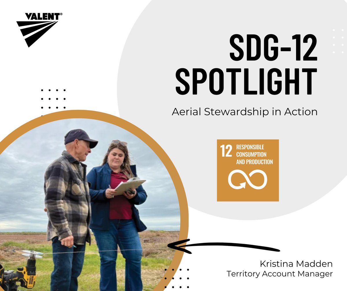 Valent U.S.A. is proud to share our Aerial Stewardship in California Rice Spotlight Story, supporting #SDG12: Responsible Consumption and Production.

Through collaboration with aerial applicators, researchers, and industry partners, this initiative advances precision application