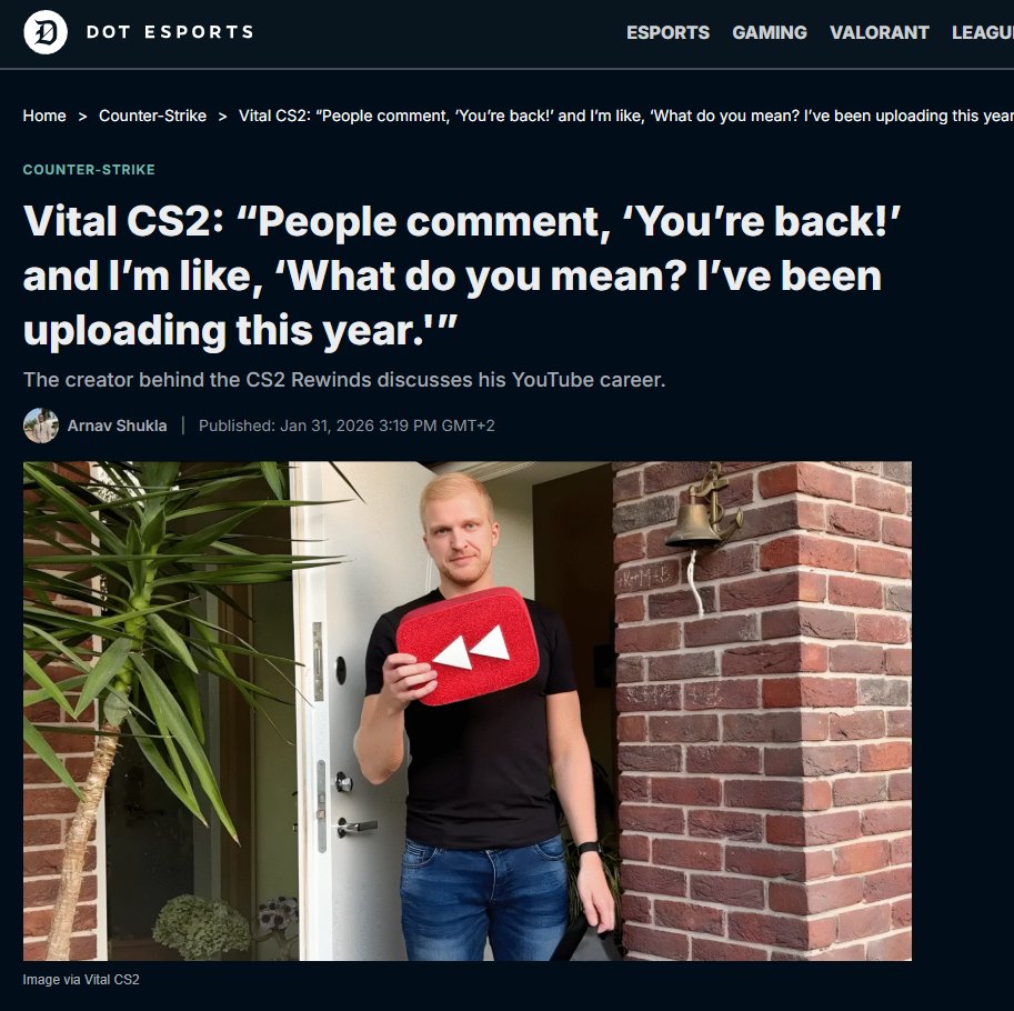 Vital CS2 tweet media