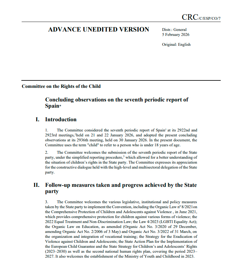 The UN Committee on the Rights of the Child recognizes the disproportionate impact of poverty and social exclusion on #RomaEU children.
Fundación Secretariado Gitano welcomes the Committee's explicit recognition of the specific reality of #RomaChildren.
gitanos.org/newsroom/the_u…