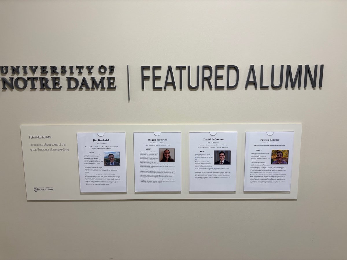 Notre Dame Economics tweet media