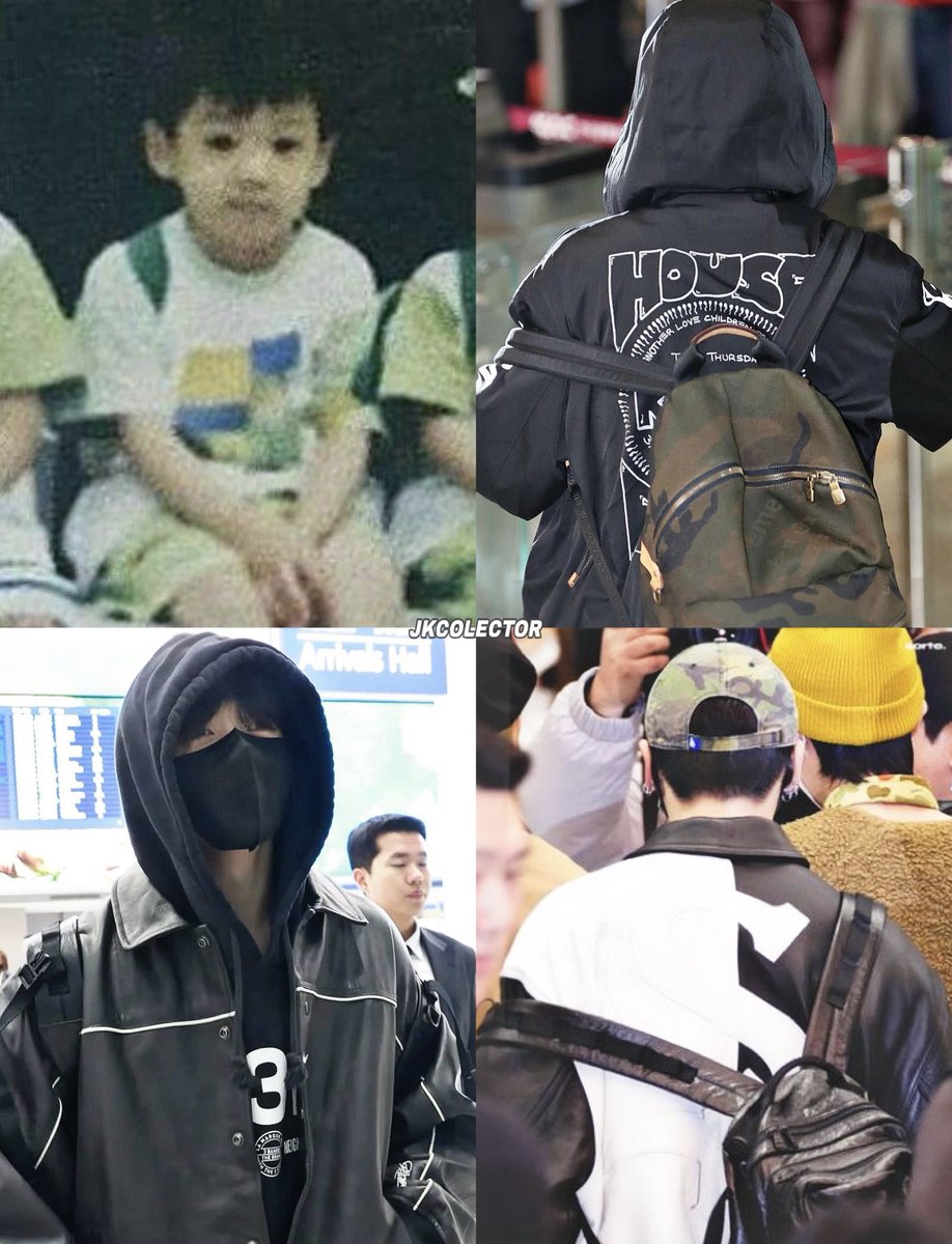 jkcolector's tweet photo. jungkook’s backpack strap falling off one shoulder since he was a baby 😭🤏 https://t.co/PXcXJHAeNC