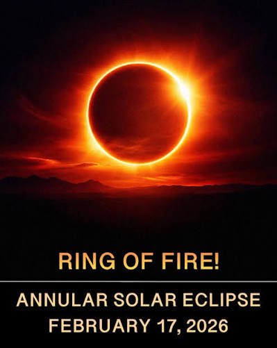 Inquisitio's tweet photo. On February 17, we will have a rare annular solar eclipse. Also known as the "Ring of Fire". 

This is insane, because it happens EXACTLY on the New Year of the fire horse. 🔥🐎

What can we expect from it?

In a mystical way, the ring of fire symbolizes purification, inner awakening and unstoppable fiery energy (just like the strong, free spirited fire horse).

This eclipse in late Aquarius pushes innovation, togetherness for good causes and the focus on tech.

Just so you know… aquarius energy ties strongly to technology, decentralization, innovation and digital networks, which directly aligns with crypto, blockchain and web3. 

Expect volatility, but also expect a gate to open that will lead us into a future with new possibilities.

We will embrace renewal without total destruction and step BOLDLY into evolution rather than clinging to the past. 

It‘s a time to let go of what happened in 2025, and a time to look forward to the digital future, which is basically all within the Age of Aquarius. 

Since crypto is the future, the power of fire will enhance our speed ONWARDS. 

2026 will hold many positive surprises for us.