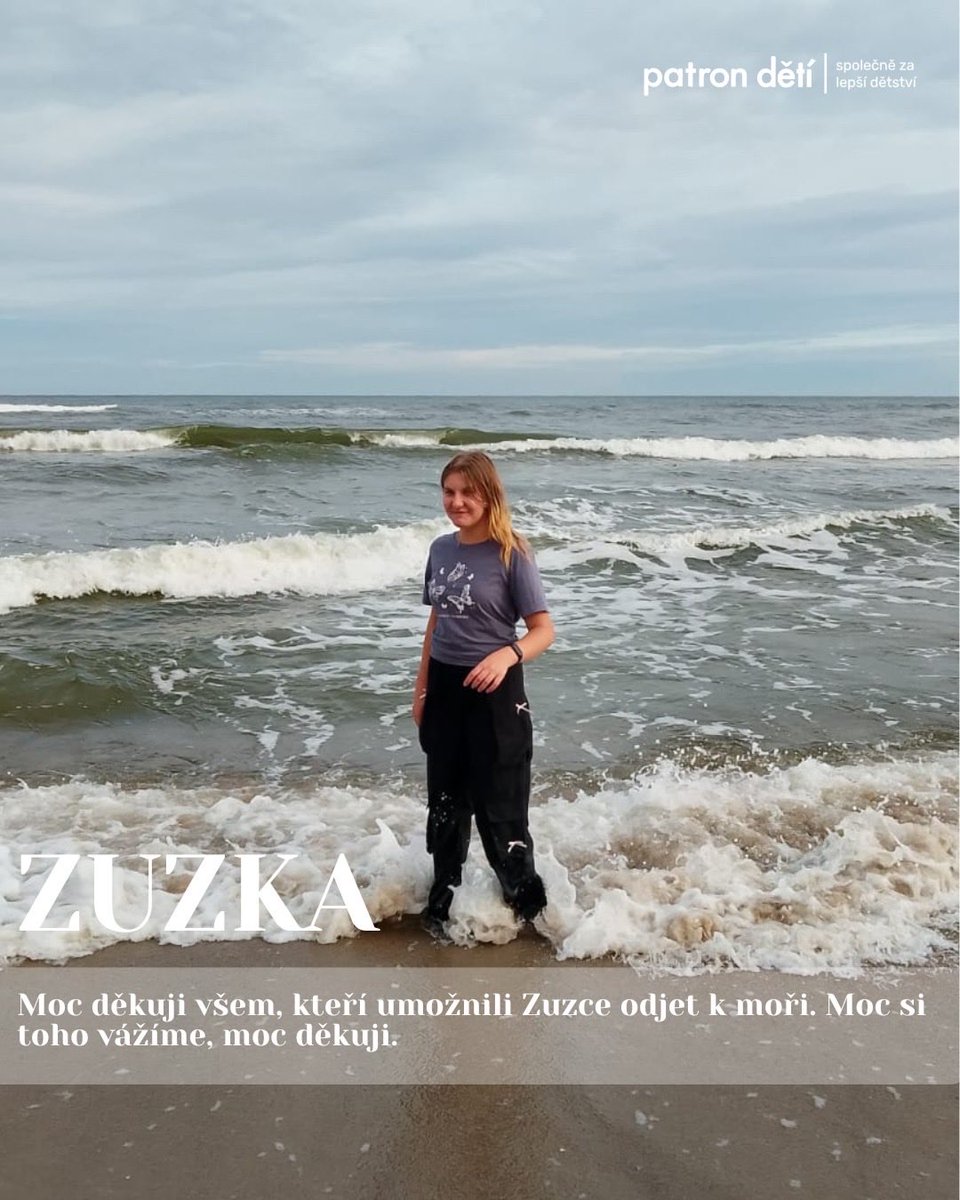 Díky vaší podpoře mohou děti zažívat nezapomenutelné chvíle, rozvíjet své talenty a věnovat se tomu, co mají opravdu rády.

Pokud byste chtěli pomoct ďalším dětem nebo požádat o podporu, navštivte naši stránku:  patrondeti.cz