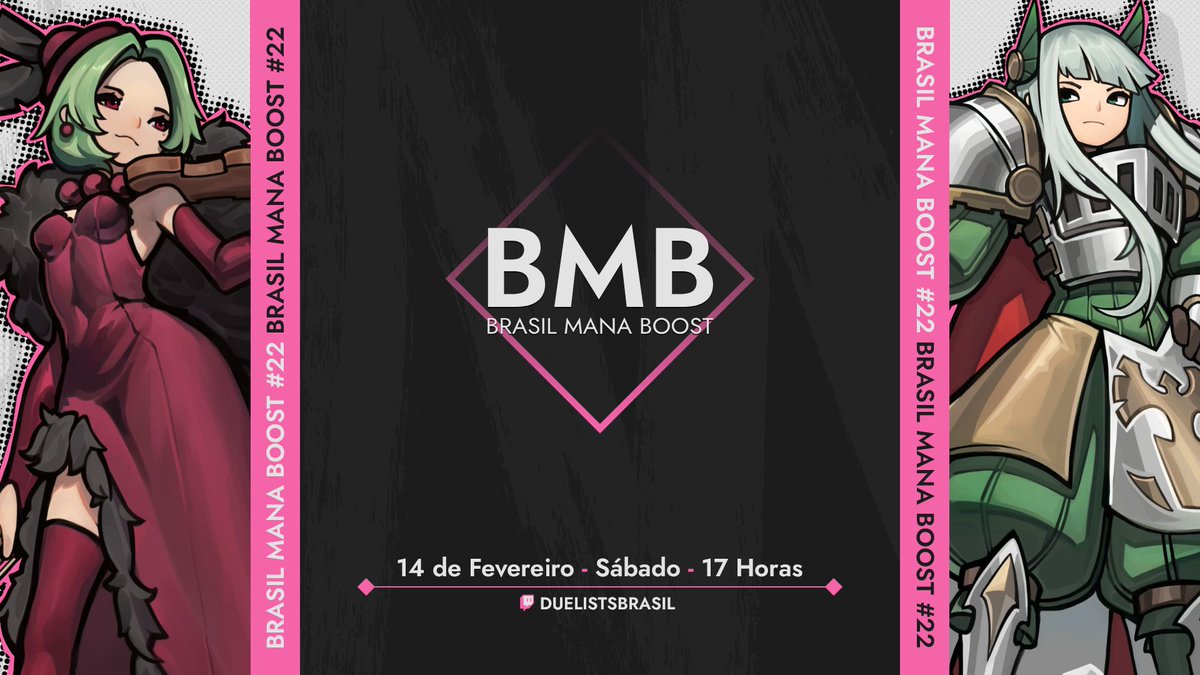 DuelistsBrasil's tweet photo. PRIMEIRO BMB DE 2026! Nenhuma gimmick dessa vez!

⏰ 14 de Fevereiro às 17 horas (5PM BRT)!
Mais informações no Discord:
🔗 https://t.co/F9UpsxgA4g https://t.co/lgoG3OqWW5