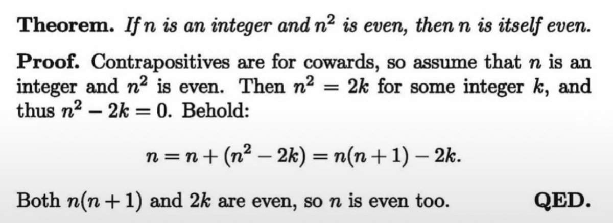 Math_files's tweet photo. Proof by intimidation https://t.co/zu1E2v7By6