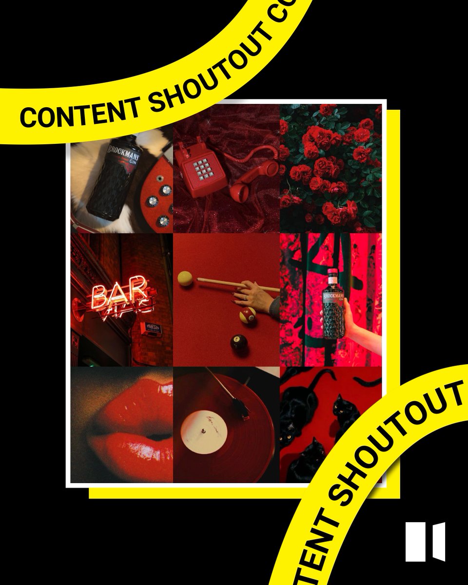 Content Shoutout Alert 📣

Painting the town red this week for @brockmansgin 💋 An intensely smooth gin which we always serve up the Properly Improper way.