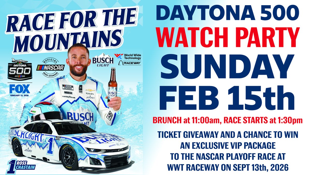 THIS SUNDAY 🏁 Daytona 500 Watch Party!

📍 Top Shooters- 531 Old Rte 3, Columbia, IL
🍳 11 AM | 🟢 1:30 PM

Grab your crew and meet us there.