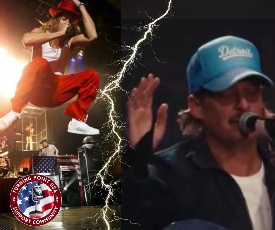 On a positive note from last night. 

Kid Rock's performance last night was more than just music. 

It was a message.

He opened with Bawitdaba. 

Raw. 

Wild. 

A reminder of where he came from. 

Then he shifted into something completely different with Til You Can't. 

A man