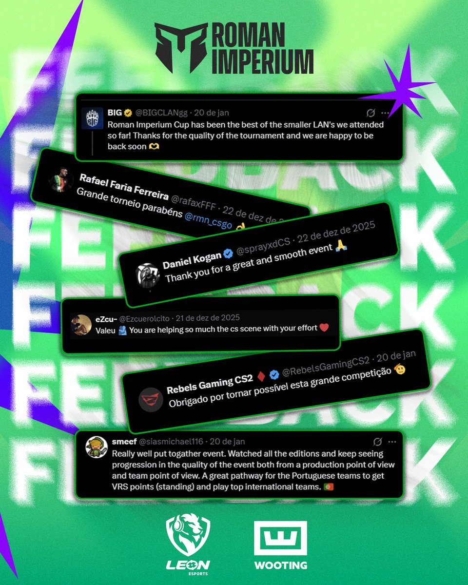 rmnimperiumcup's tweet photo. The ROMAN IMPERIUM CUP has received amazing feedback from organizations, players, staff, and spectators! 

Registrations for the next editions are open, dont miss out 🏆

➡️ Roman Imperium Cup VI, 12-15 March
➡️ Roman Imperium Cup VII, 26-29 March
➡️ Roman Imperium Cup VIII, 16-19 April
➡️ https://t.co/FJ0gaR2fkJ