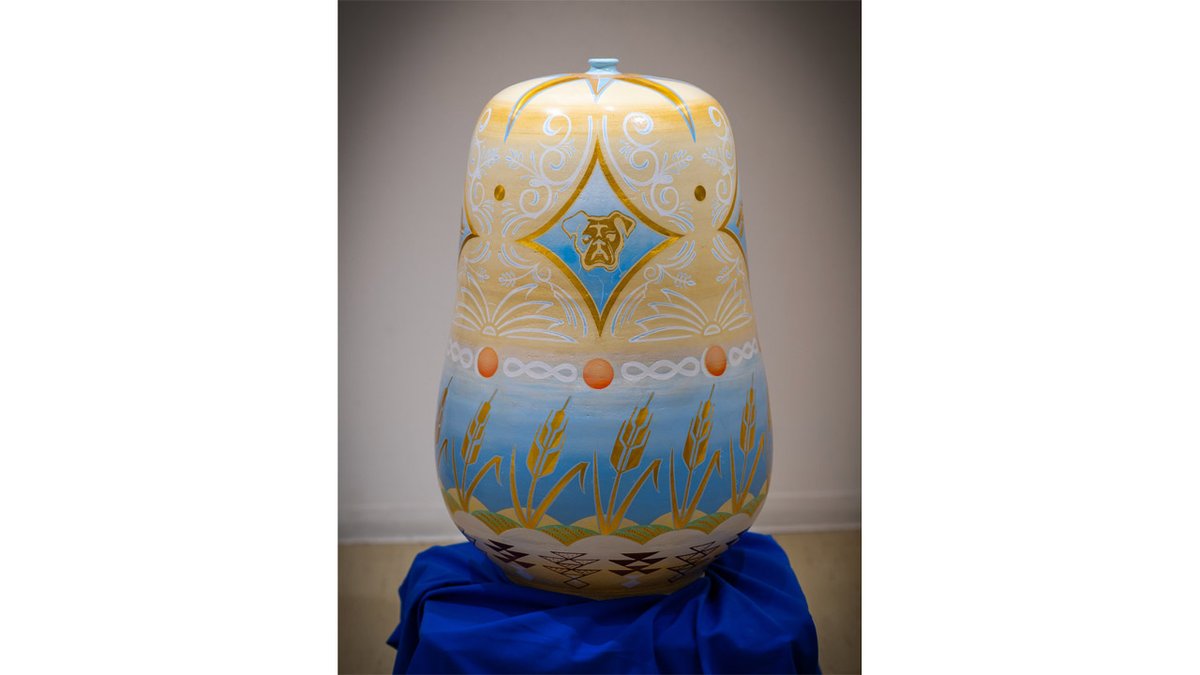 The AHC Centennial Vessel is a large scale ceramic work created by Central Coast artist Scott Semple. 

Explore this piece of artwork and many more campus artworks using our interactive campus art map: ow.ly/gpLr50YbNSr