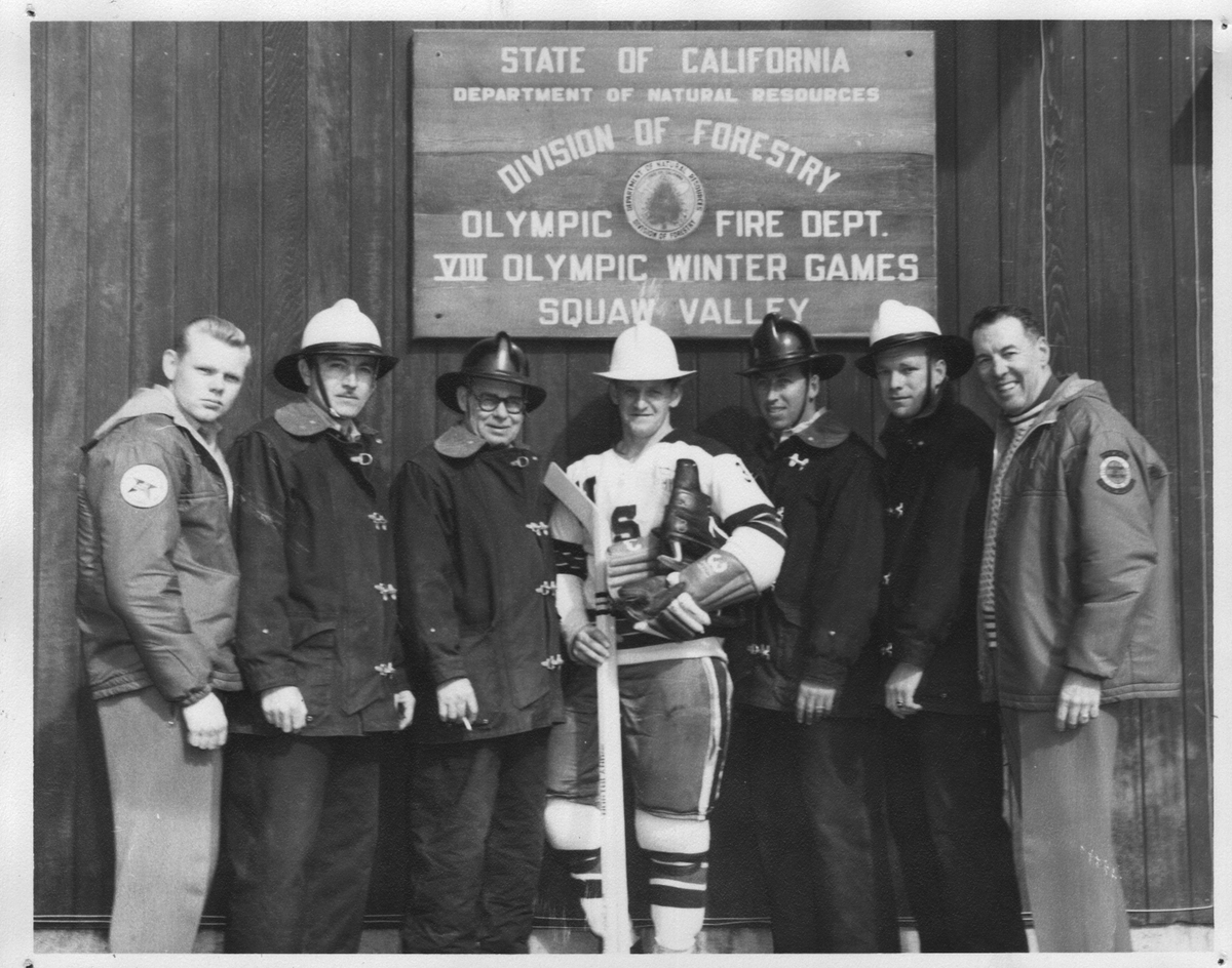CALFIRENEU's tweet image. Did you know CAL FIRE NEU/PCFD in Auburn has a piece of #WinterOlympics history? The two flag poles come from the 1960 Winter Olympics near Lake Tahoe and were given to CAL FIRE NEU as a gift for being the Official Fire Department of the Olympics. #CALFIREhistory #CALFIRE #TBT