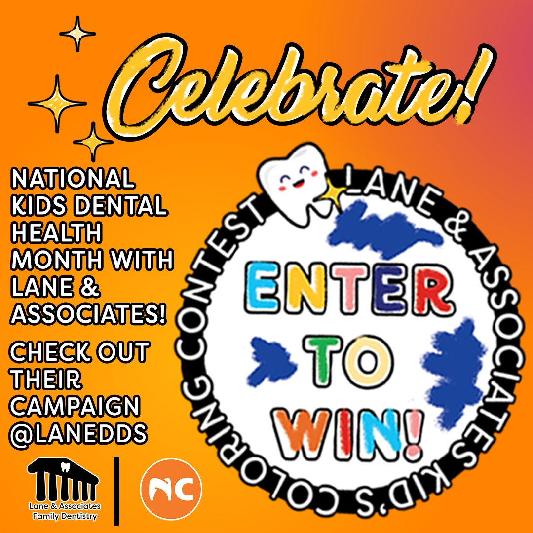 NCOSO_'s tweet photo. 📣🖍️In honor of National Children’s Dental Health Month, Lane &amp; Associates Family Dentistry is holding a special coloring contest, and you are invited to participate! 🎨🖍️💙

For contest rules and details, visit https://t.co/Xv3f6gZssU

#LAA #NCDHM #LAAKidsColor #Dentist #NC https://t.co/rUIJGl1GbO