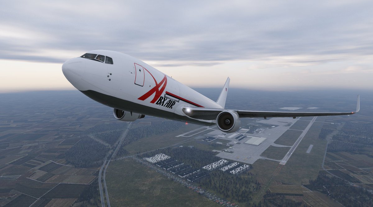 FlightFactor's tweet photo. ABX Air 767-SF (N767AX)
Departing Wilmington Airpark 🛫
Going strong for over four decades!
First flight: 1983 🗓️ | Freighter conversion: 2003 🔧
Included in our 767 Extended Package 📦 https://t.co/3H0rp5jNxC
