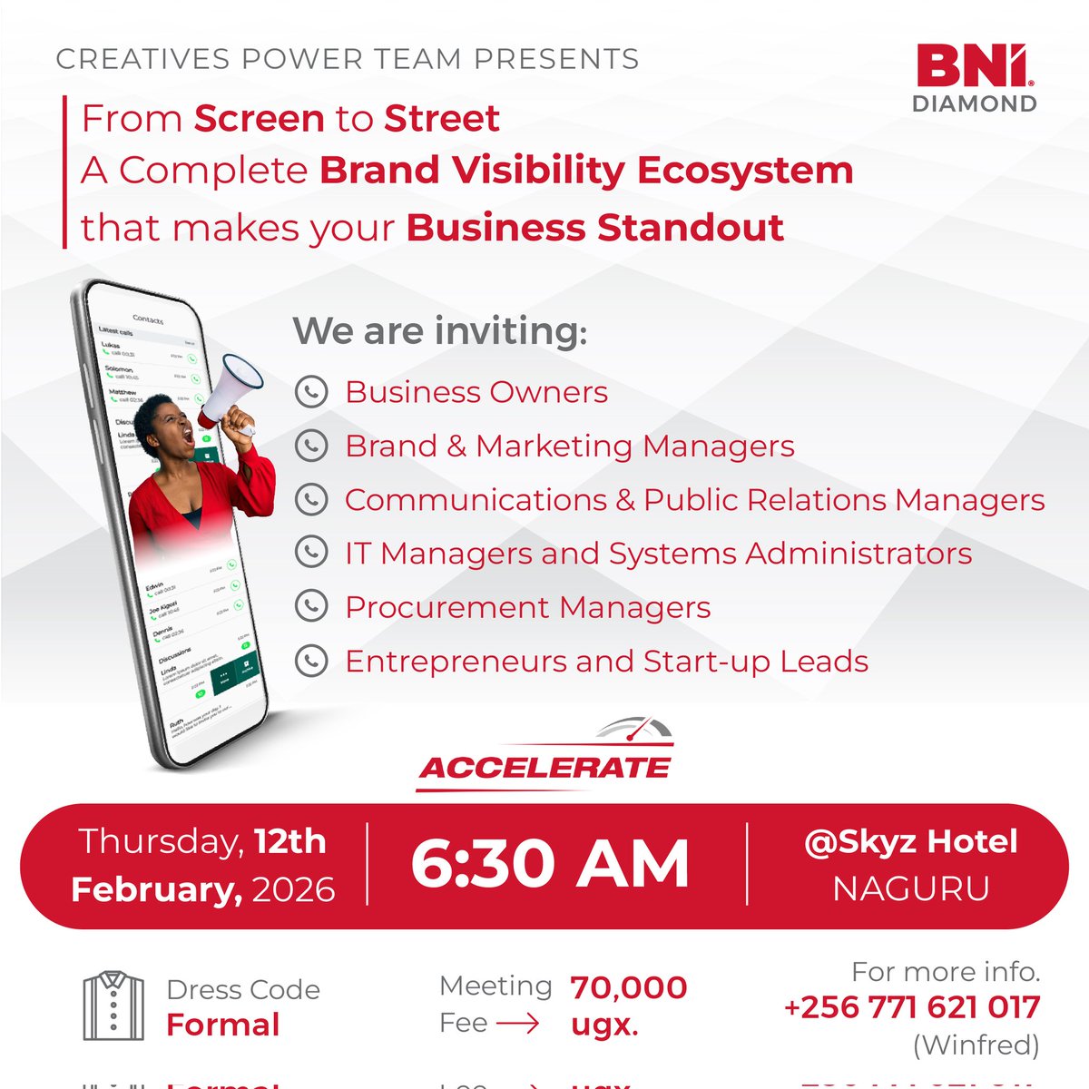 BNI Diamond, Uganda tweet media