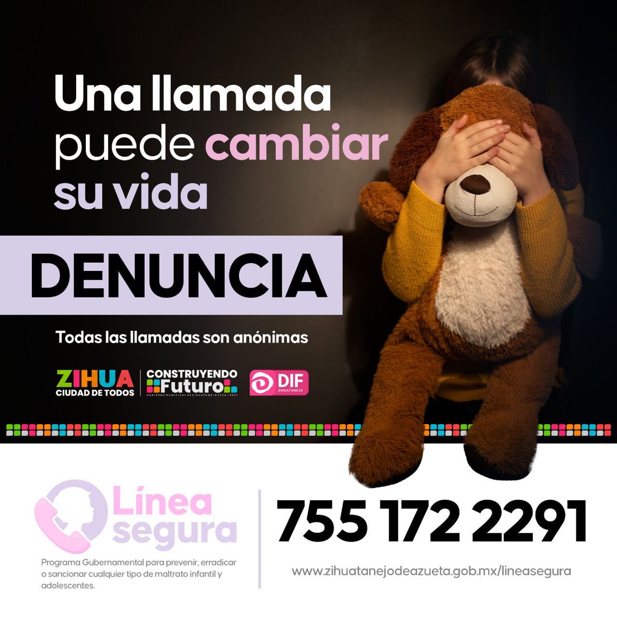 📞 Línea Segura

Un espacio de confianza para escucharte, orientarte y acompañarte cuando más lo necesitas.🤜🏻🤛🏻

Tu bienestar es lo más importante