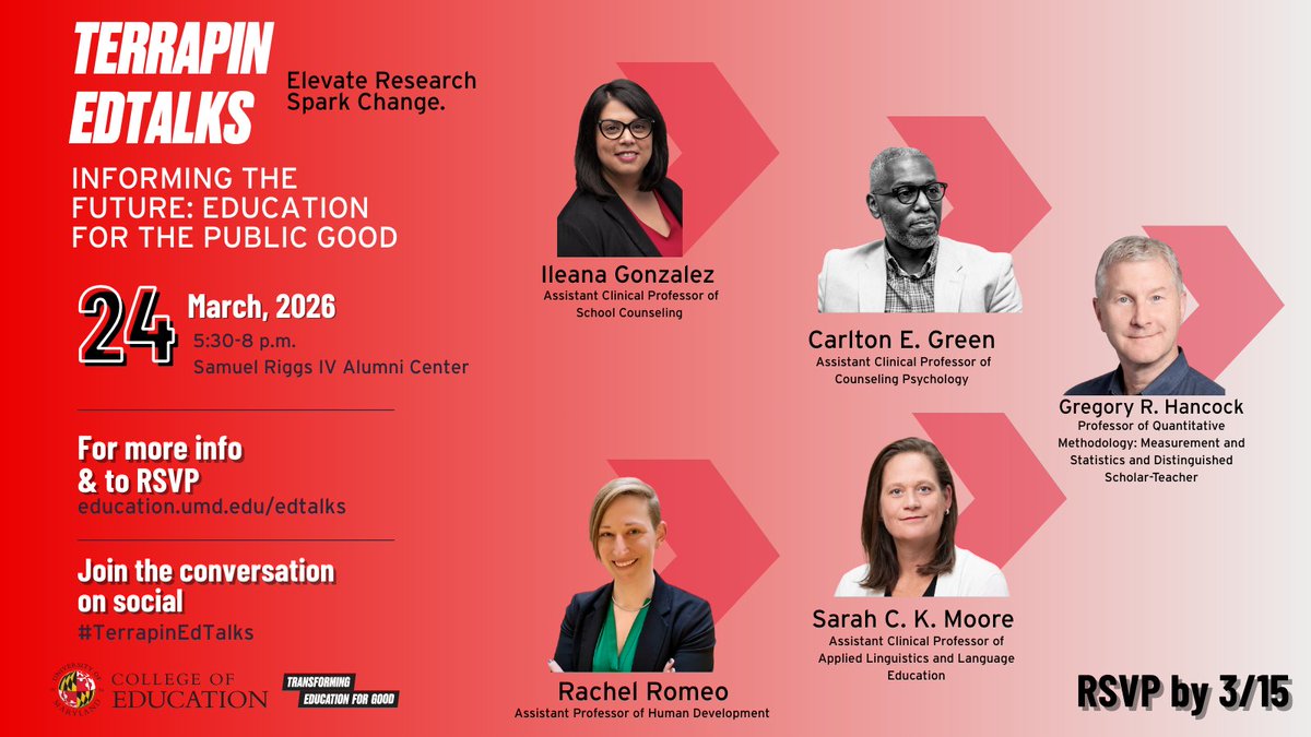 UMD College of Education tweet media