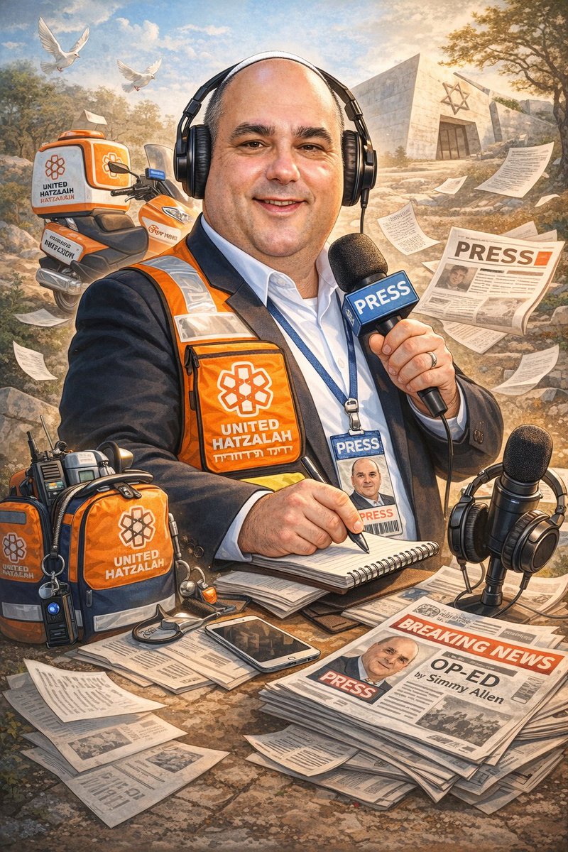 simmy810's tweet photo. One minute I'm writing an op-ed ✍️ the next I am standing beside volunteer medics ⚕️ racing toward an emergency 🦺. This is not just a job, it's a mission. Storytelling saves lives &amp; I'm proud to help amplify the story of @UnitedHatzalah Heroes in Orange to a global audience. https://t.co/Y8rxVlfOc7