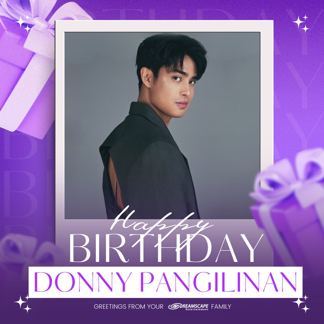 Happy birthday, <a href="/donnypangilinan/">Donny</a> 🥳

Greetings from your Dreamscape family 💜