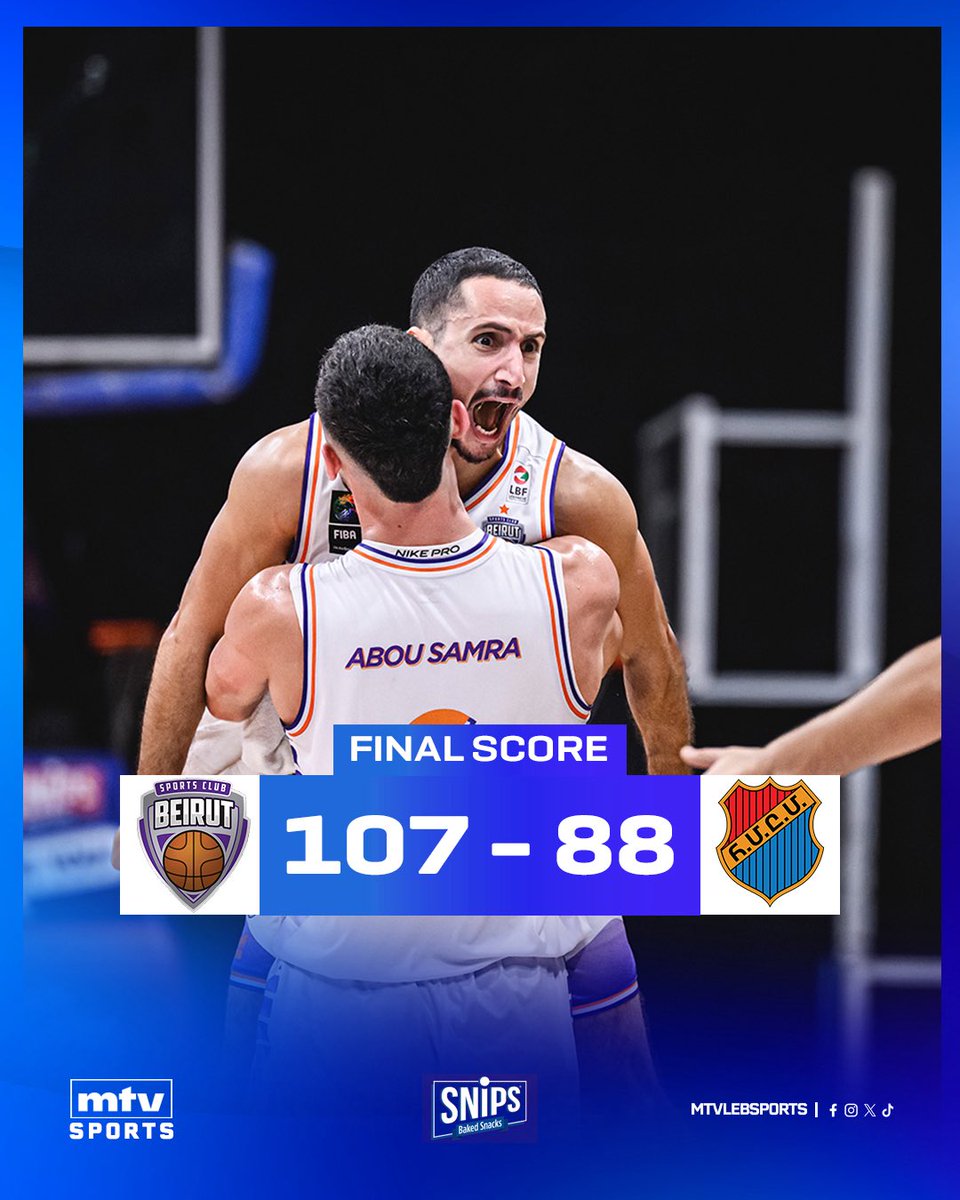 mtvlebsports's tweet image. @BeirutClubLB dominates Homenetmen with a huge 107-88 victory in the postponed #Round15 🏀🔥
#mtvbasket #mtvsports