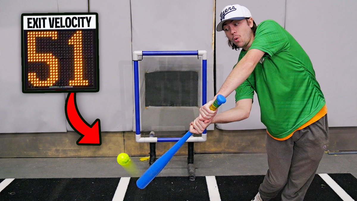 Home run derby but the lowest exit velo wins!

WATCH: youtu.be/EyT13aGVVXs