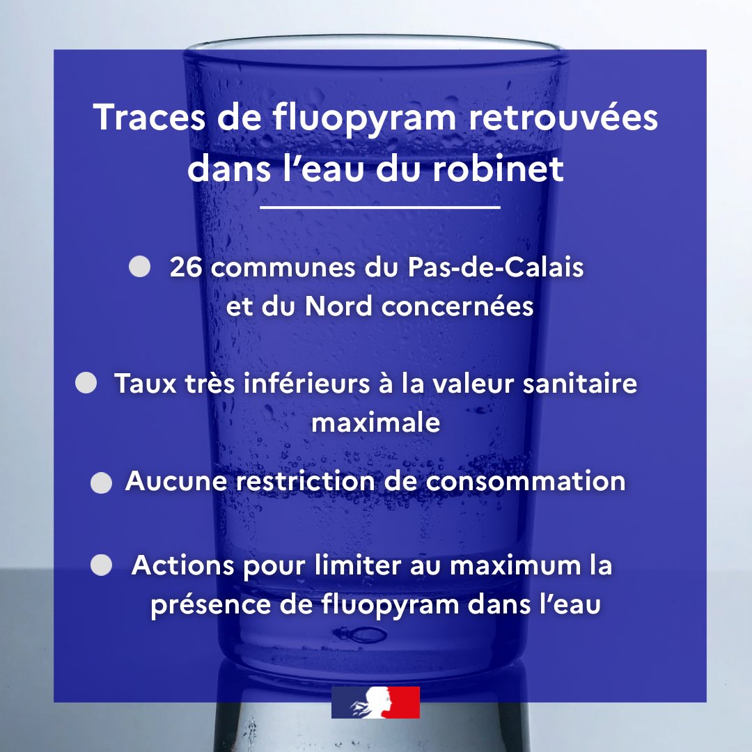 Image de Préfecture de la région Hauts-de-France et du Nord - #Information

Suite à la détection de traces de fluopyram, une substance phytosanitaire autorisée au