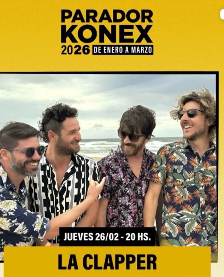 Vuelven Los Clapper.
Jueves 26 Febrero a las 20 hs
<a href="/rodrigofsoler/">Rodrigo Soler</a>