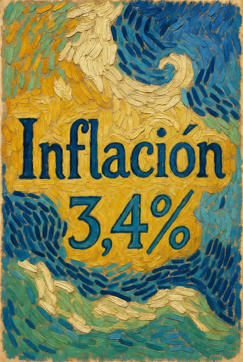 Llamaron a Van Gogh
Para que dibuje la inflación de enero…