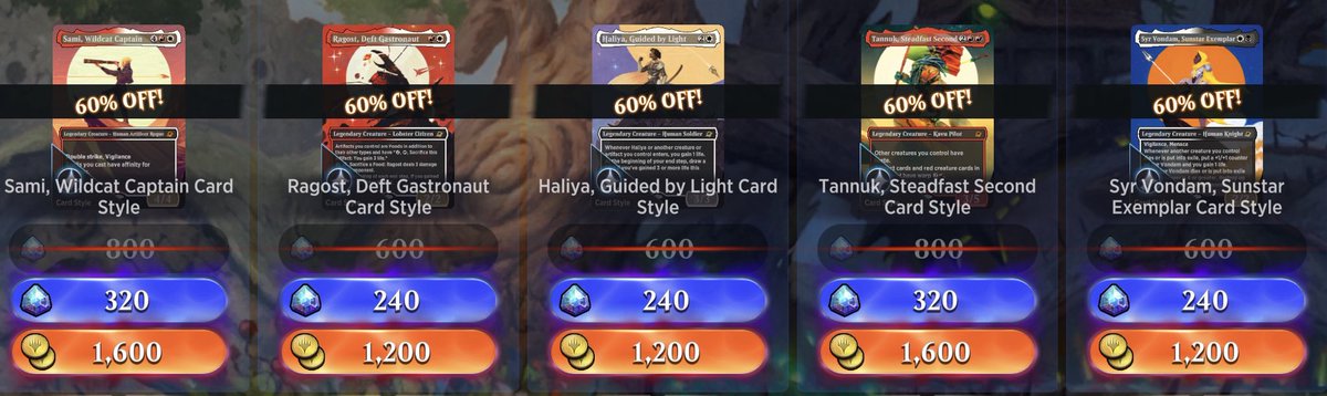 Here are the #MTGArena Daily Deals for today! #MTG #MTGA #ARENAPACKS @mtg_arena