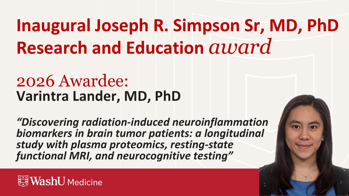 WashU Medicine Radiation Oncology tweet media