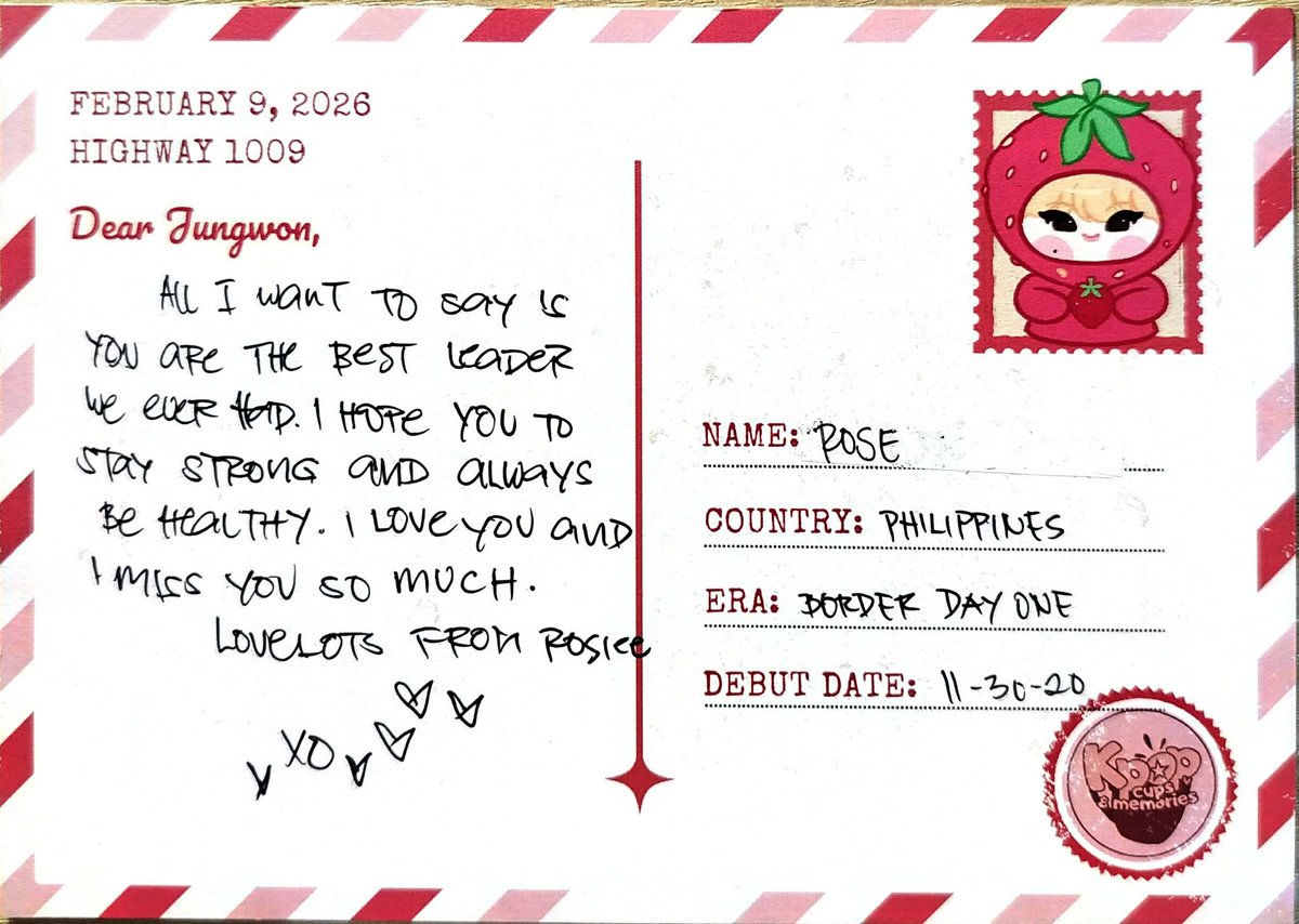 cupsandmemories's tweet photo. #ABerrySpecialDay #JungwonDay #KCM #LettersForJungwon https://t.co/zrNTTp06DE