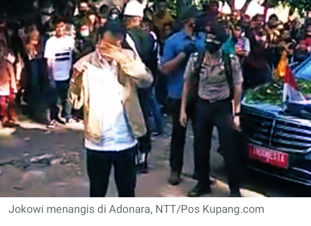 10 thn menjabat Mulyono sering sekali ke wilayah Indonesia timur, salah satu nya NTT.
Menemui warga2 miskin lalu menangis didepan mereka, ngibulin rakyat dgn pencitraan2 BUSUK.
Janji kampanye akan mensejahterakan rakyat terutama wilayah timur ternyata malah jadi garong disana 🤦🏻‍♂️