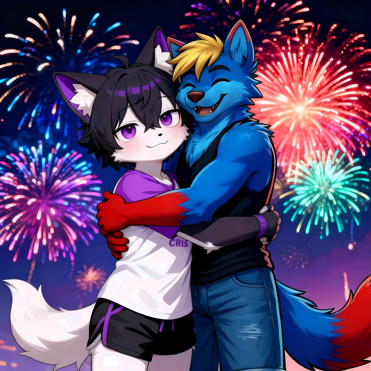 Z133848302X's tweet photo. πCongratulations on reaching 200 followers!π
We wish you many more soon.π§‘ππ€π€
#HugAFriend
#furry #furryboy #furryart #ai #kemono #AIart https://t.co/8yFJQHN2CY