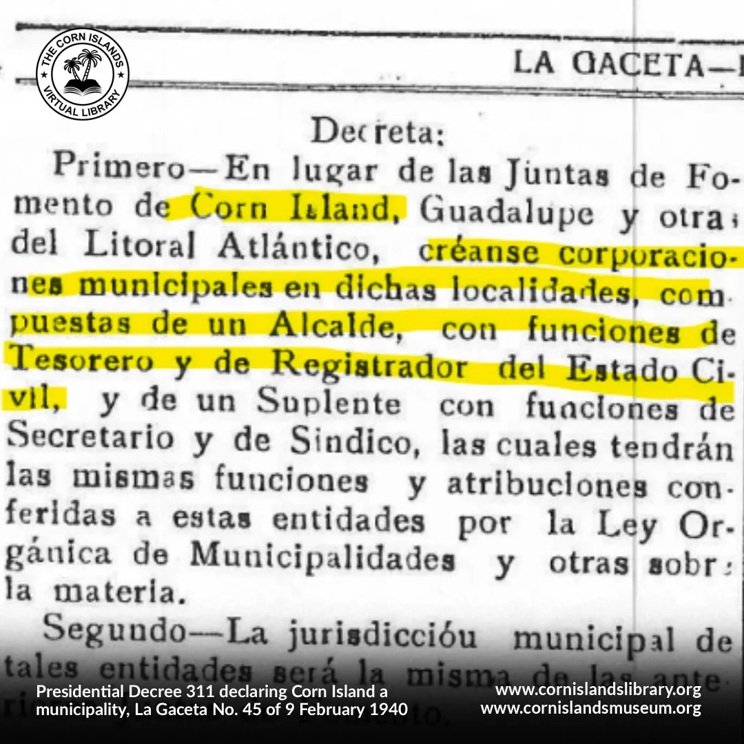 The Corn Islands Virtual Library tweet media