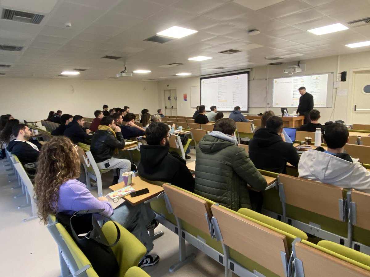 SQLab_UPatras's tweet photo. 🎉 #SIMOnSProject Multiplier Event | Patras 🇬🇷
150 participants ✔️
#DigitalSkills ✔️
SIMOnS mobile app ✔️
📅 22 Jan 2026
 📍 CEID, University of Patras
A great day of learning, discussion &amp; hands-on experience on digital competencies in higher education!
 #ErasmusPlus  #HigherEd https://t.co/OpmvwPFuyq