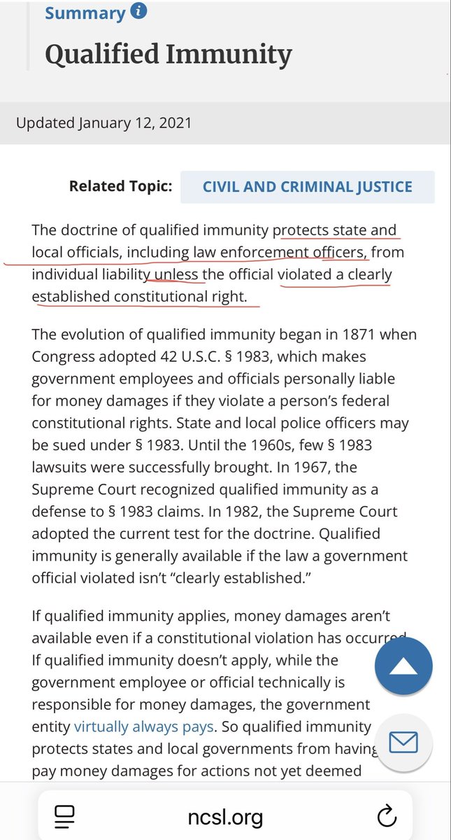 BettyIrvin2's tweet image. Trump v United States 7/1/2024 NO immunity for UNOFFICIAL ACTS. Can be held PERSONALLY LIABLE. Read the 51 Constitutions bill/declaration of rights. The contract between people &amp;amp; pubic servants.
👀👇🏻👇🏻👇🏻
ballotpedia.org/State_constitu…

👀👇🏻👇🏻👇🏻
ncsl.org/civil-and-crim…